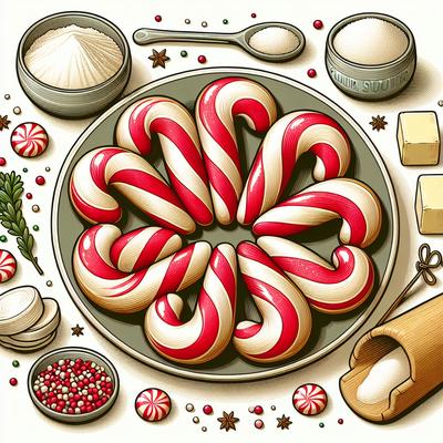 Image of Candy Cane Cookies