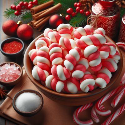 Image of Candy Cane Puffs