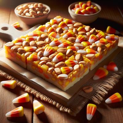 Image of Candy Corn Peanut Bars