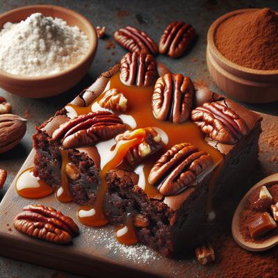 Image of Caramel Pecan Brownies