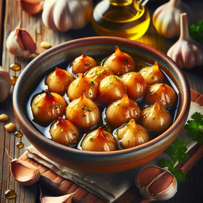 Image of Caramelized Garlic and Garlic Oil
