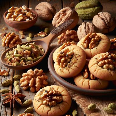 Image of Cardamom Walnut Cookies