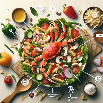 Image of Caribbean Crab Pasta Salad