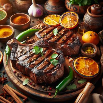 Image of Caribbean Grilled Beef Steaks