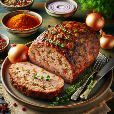 Image of Caribbean Jerk Turkey Meat Loaf