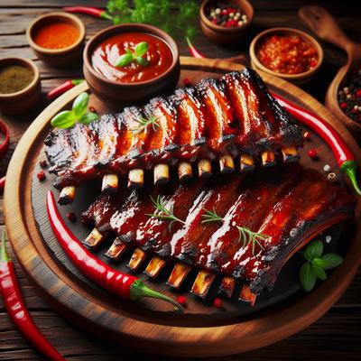 Image of Carolina Barbecued Baby Back Ribs