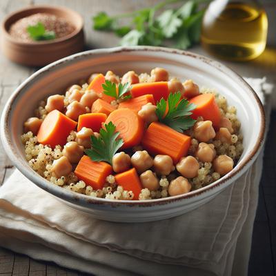 Image of Carrot Chickpea and Quinoa Melange
