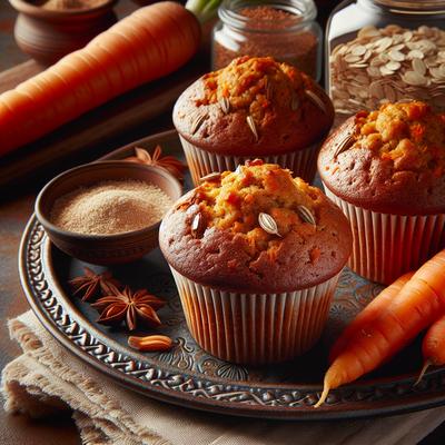 Image of Carrot N Spice Bran Muffins