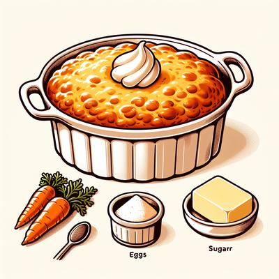 Image of Carrot Souffle for Passover