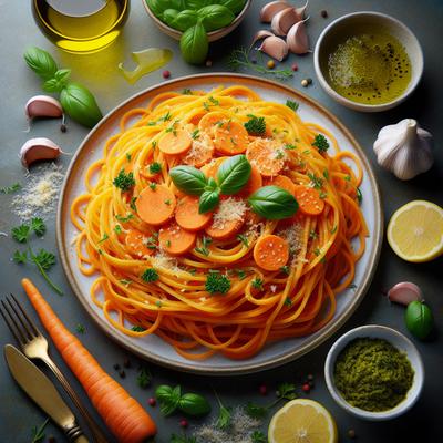 Image of Carrot Spaghetti Vegan