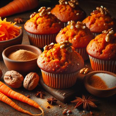 Image of Carrot Spice Muffins Fat Free