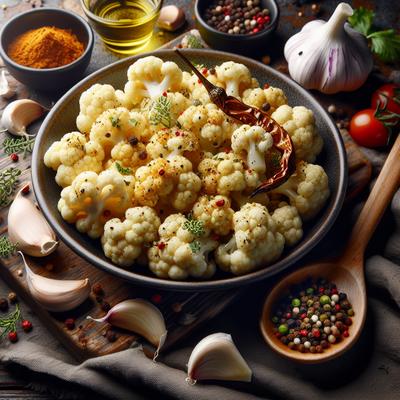 Image of Cauliflower Marinated with Garlic Etc