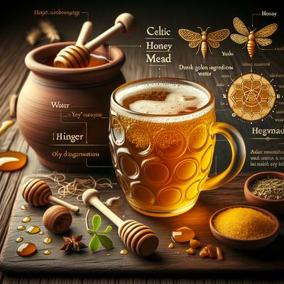 Image of Celtic Druid's Honey Mead Meade Metheglin