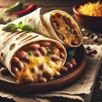 Image of Cheese and Bean Burritos