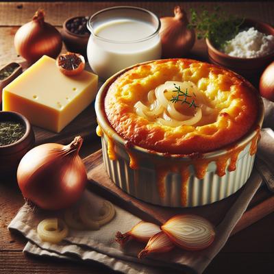 Image of Cheese and Onion Pudding