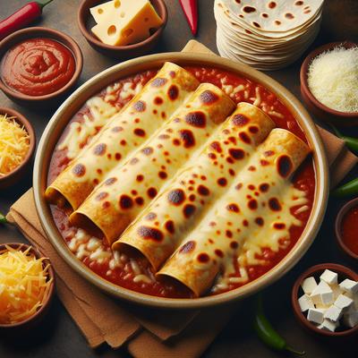Image of Cheese Enchiladas for Oamc