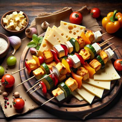 Image of Cheese Plate Kebabs