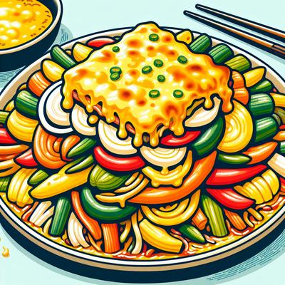 Image of Cheese Topped Vegetables