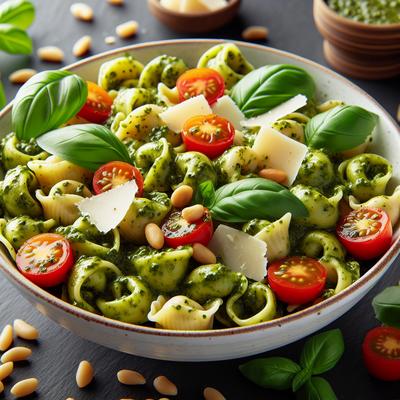 Image of Cheese Tortellini Pesto Pasta Salad