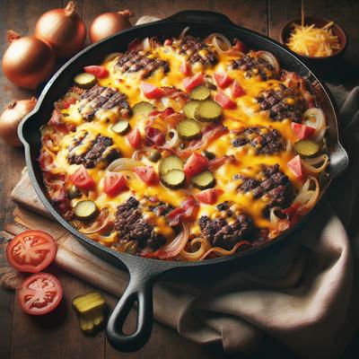 Image of Cheeseburger Skillet Casserole