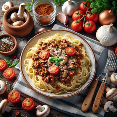 Image of Cheesecake Factory Pasta with Mushroom Bolognese