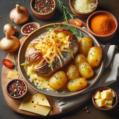Image of Cheesy Baked Potato Parcels