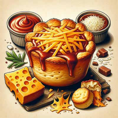 Image of Cheesy Bbq Biscuit Cups