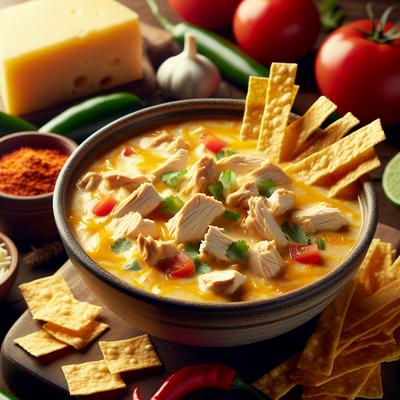 Image of Cheesy Chicken Tortilla Soup