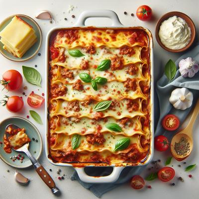 Image of Cheesy Meat Lasagna Made Over