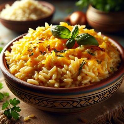 Image of Cheesy Orzo Pilaf