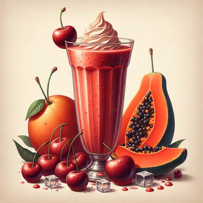 Image of Cherry and Papaya Smoothie
