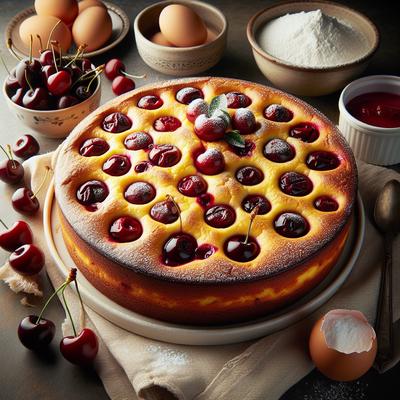 Image of Cherry Clafouti French Cherry Custard Cake