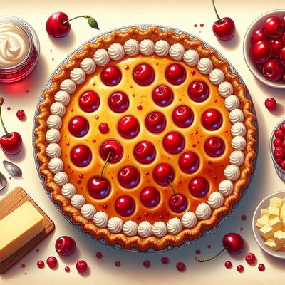 Image of Cherry Cream Cheese Pie