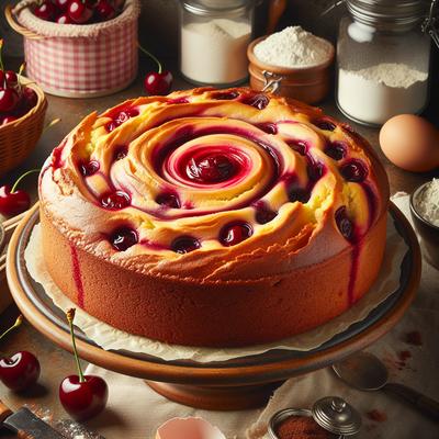 Image of Cherry Swirl Coffee Cake