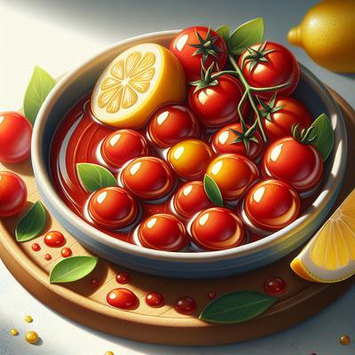 Image of Cherry Tomato and Lemon Sauce