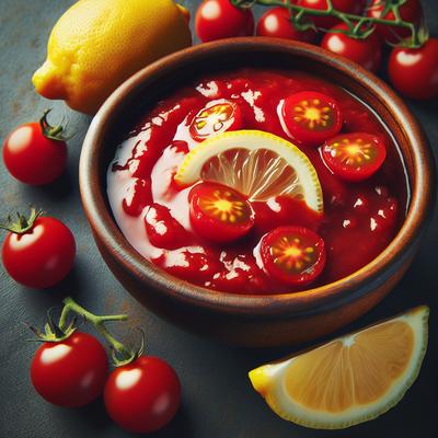 Image of Cherry Tomato Sauce with Lemon