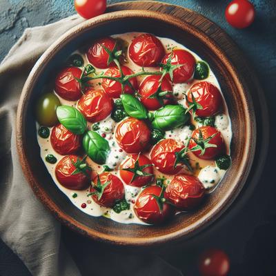 Image of Cherry Tomatoes and Cream
