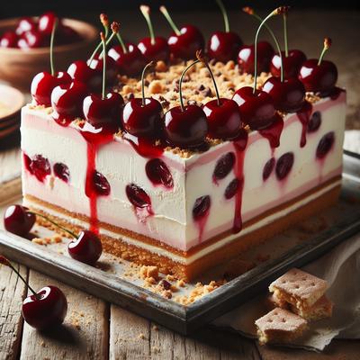 Image of Cherry Topped Icebox Cake
