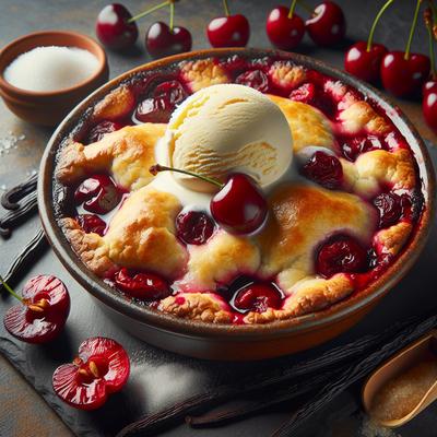 Image of Cherry Vanilla Cobbler