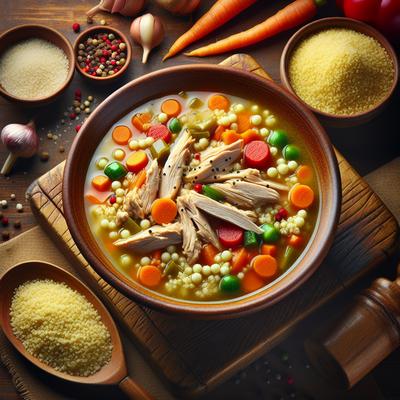 Image of Chicken and Couscous Soup