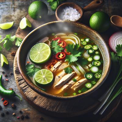Image of Chicken and Lime Soup Vegan