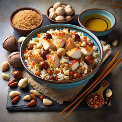 Image of Chicken and Macadamia Fried Rice