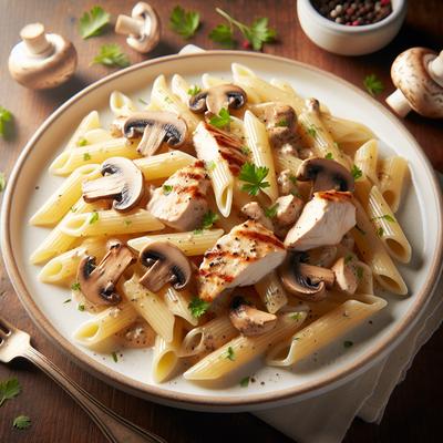 Image of Chicken and Mushroom Penne