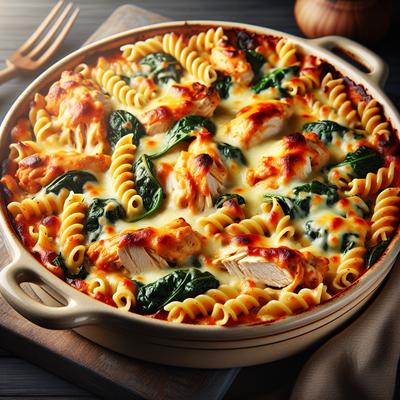 Image of Chicken and Spinach Pasta Bake