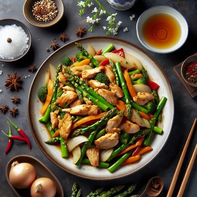 Image of Chicken Asparagus Stir Fry