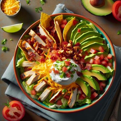 Image of Chicken Blt Taco Salad