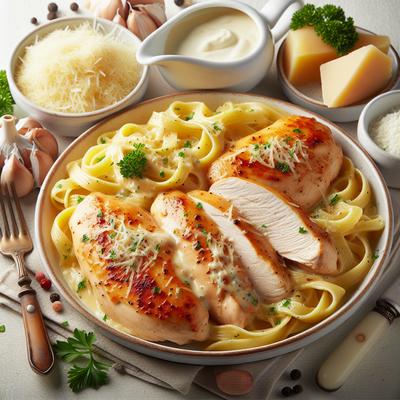 Image of Chicken Breasts Alfredo No Breading