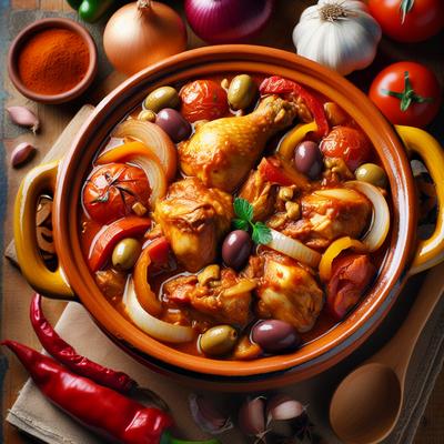 Image of Chicken Cacciatore with a Moroccan Twist