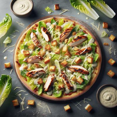 Image of Chicken Caesar Salad Pizza