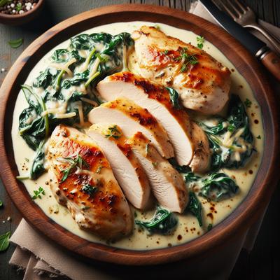 Image of Chicken Florentine Style